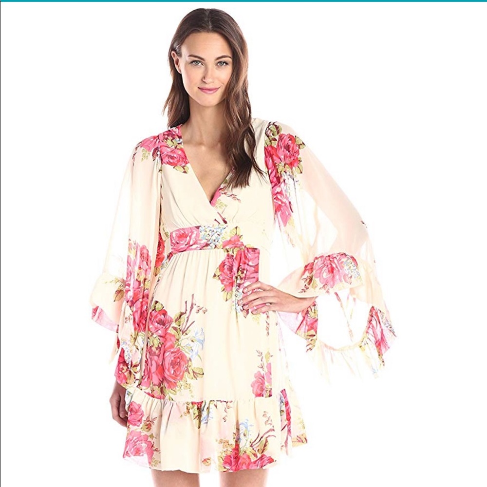 Betsy Johnson floral boho dress